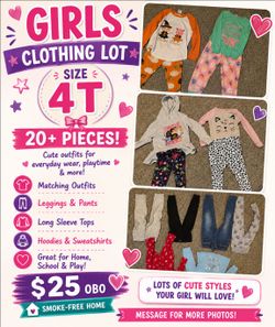 4T GIRLS CLOTHING LOT