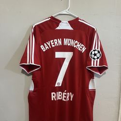 FC Bayern 2007-08 Home Ribery Jersey Large