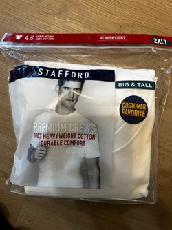 Men’s Stafford Big &Tall Tee Shirts 2XL