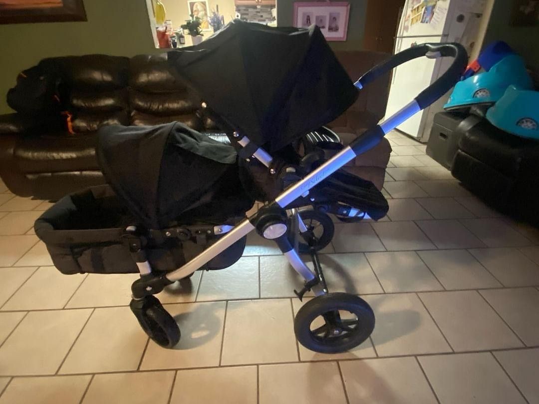 City Select Double Bassinet Stroller. 