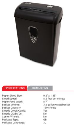 Paper Shredder Nuova  NU894XA