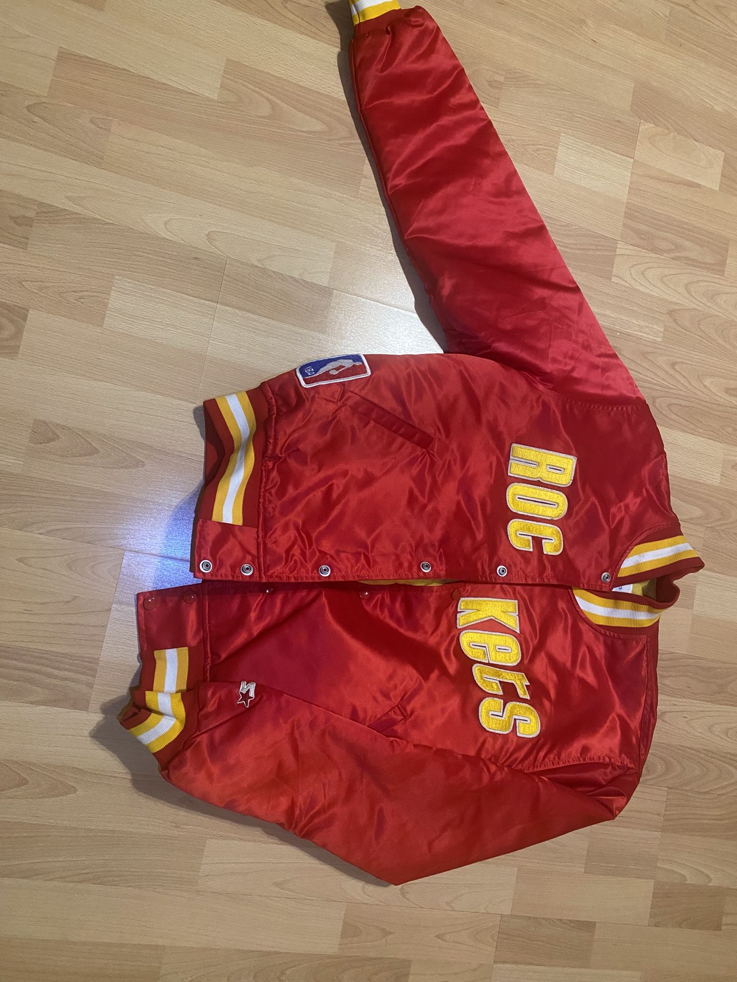 BRAND NEW !! Classic Starter HOUSTON ROCKETS Bomber Jacket (Never Worn!)
