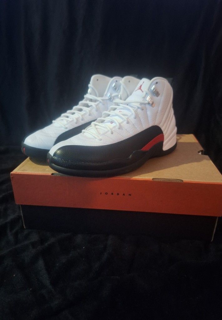 Air Jordan 12 retro White/gym Red Black