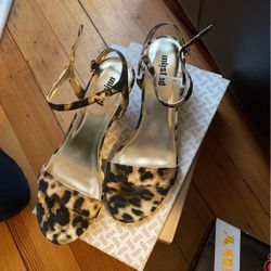 New Unlisted Cheetah Heels