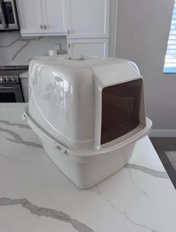 Pets Odor Control Large Enclosed Cat Litter Box, Hooded