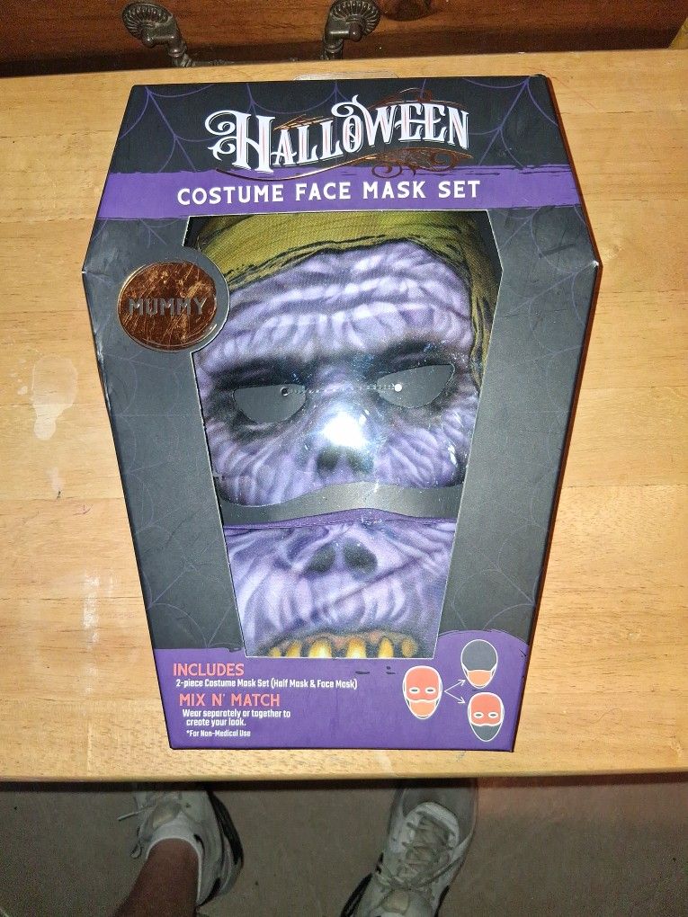 Halloween Custume Face Mask Set