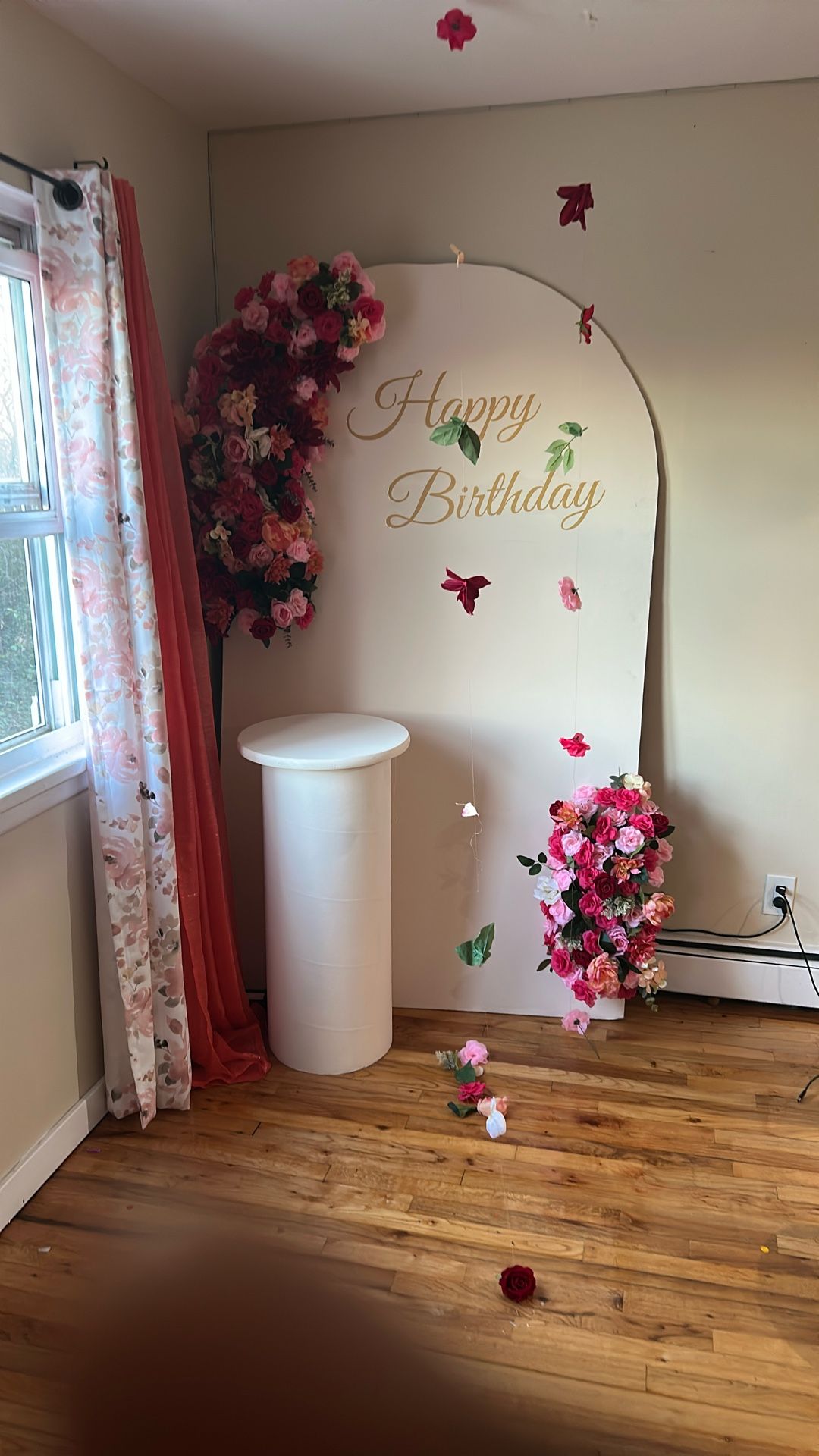 Hand Made Birthday Backdrop 