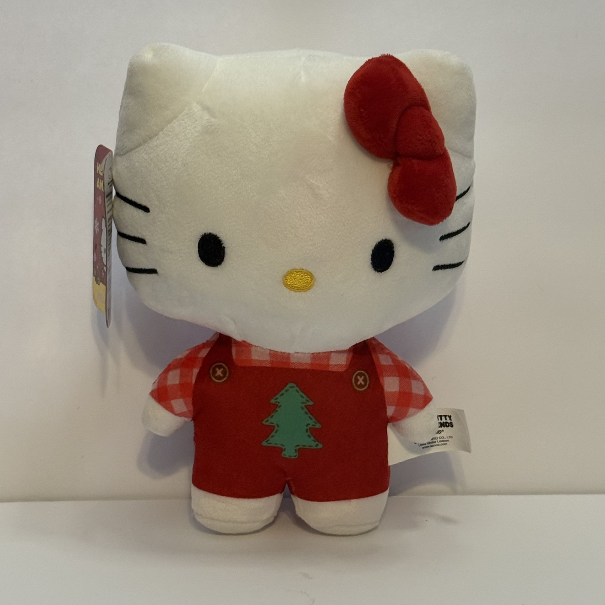 Sanrio 2024 SOFT CHRISTMAS HELLO KITTY 8" Plush STUFFED ANIMAL Toy