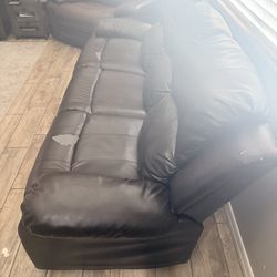 Leather couch