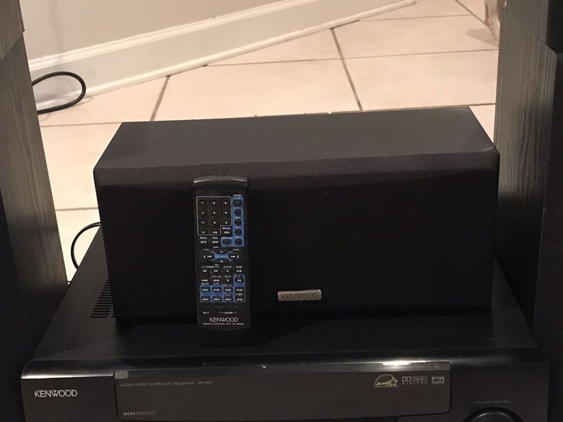 Kenwood Surround Receiver Compelete With All Speakers And Remote Control