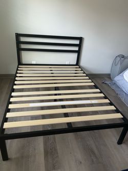 Heavy duty metal bed frame 14 inches