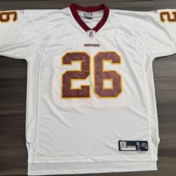 Reebok Stitched Clinton Portis Washington Redskins White Jersey Men’s Size XL 50