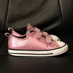 Converse Glitter Pink Size 10c 