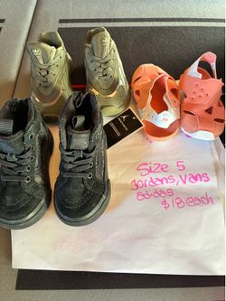 Toddler shoes size 5/$18 each