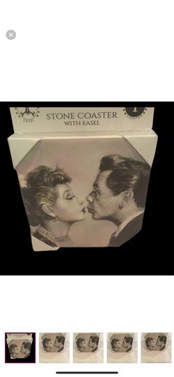 I LOVE LUCY COASTER WITH EASEL (1)