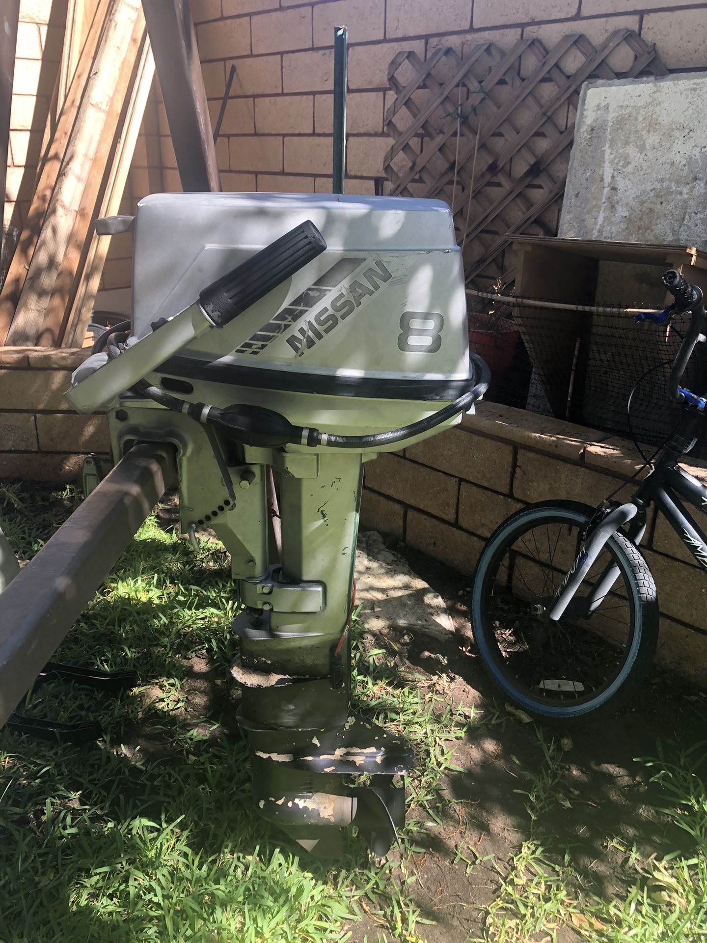 Nissan Outboard Sailboat Motor 