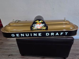 Miller Genuine Draft Pool Table Light 48x16