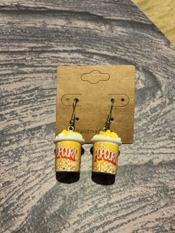 Popcorn Bucket Earrings
