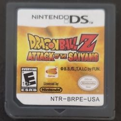 DragonBall Z Attack Of The Saiyans Nintendo DS Video Game Cartridge