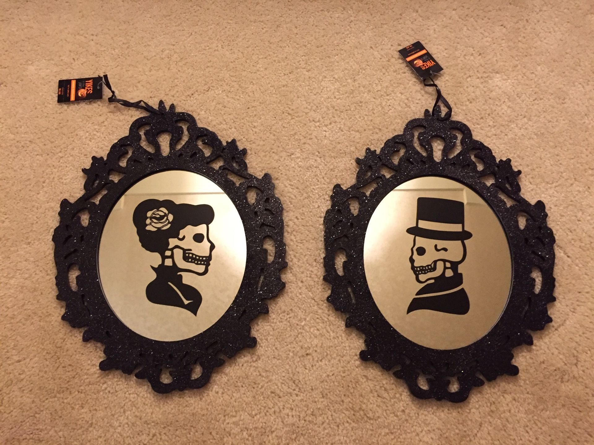 Halloween mirror wall art