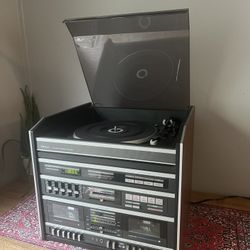 LXI Sears Record Player Turntable Stereo Radio Receiver