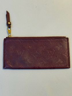 AUTHENTIC Louis Vuitton burgundy coin purse from a Portefeuille Curiese Wallet