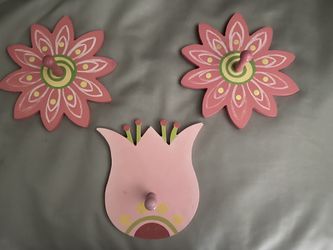 Little girls hanging coat or backpack holder