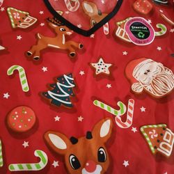 Rudolph Top Scrub New ,size Medium.asking $8