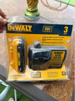 Dewalt battery 3.0 and charger $75