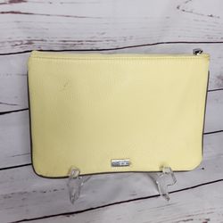 Jewell by Thirty-One yellow cosmetic bag 9 1/2" L X 6 3/4" H. 