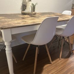 Solid Wood Farm House Table