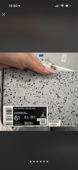 size 6.5 jordan 4