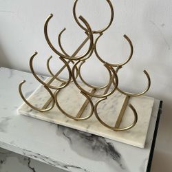 Anthropologie Marble Wine Rack 