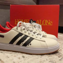 *LIMITED EDITION* HOME ALONE ADIDAS 2025. SIZE 12 MENS. BRAND NEW, VERY HARD TO GET