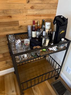 Metal Bar Cart