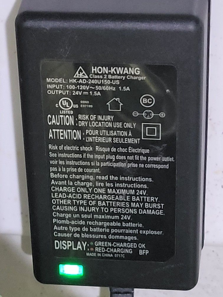 E Bike Charger 24 V 1.5 A