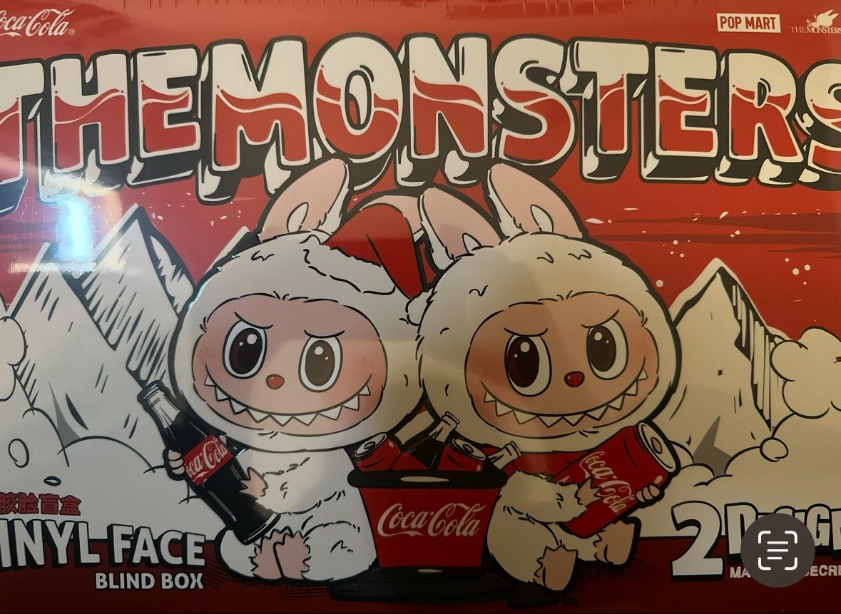 THE MONSTERS COCA-COLA SERIES LABUBUS-Vinyl Face Blind Box Authentic 💯