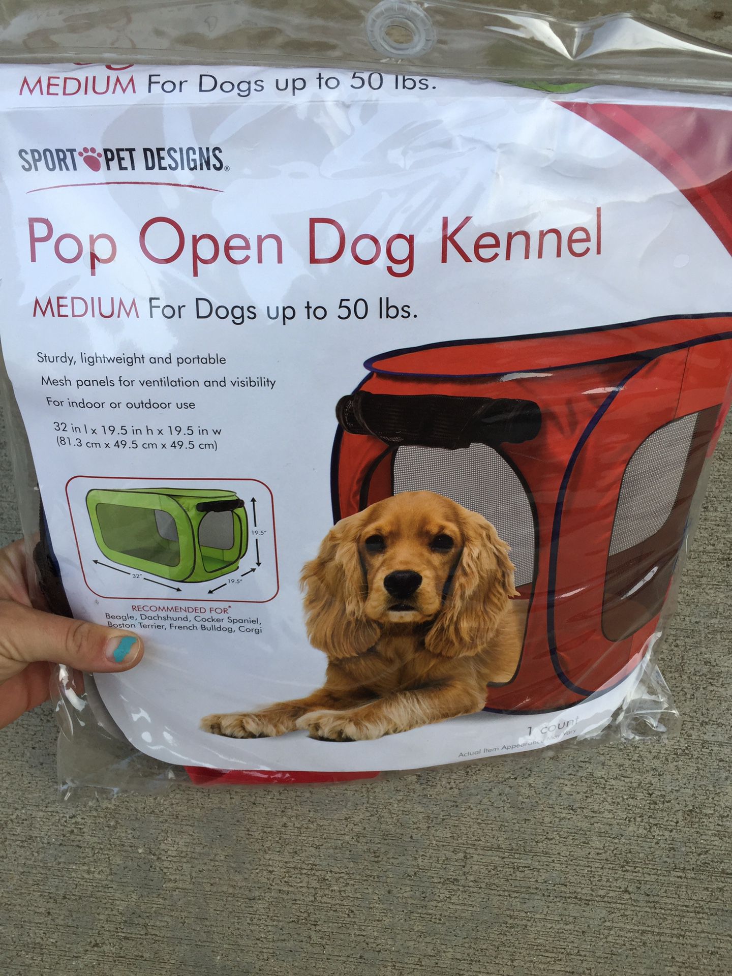 Pop Open Travel Dog Kennel