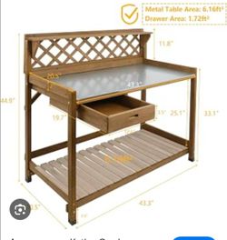 Outdoor Garden Work Bench
