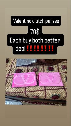 Original Valentino women clutch purses