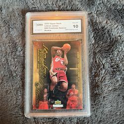 Gma mint 10 lebron james #46 freshman season