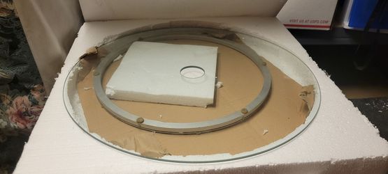 New 20" Glass Lazy Susan