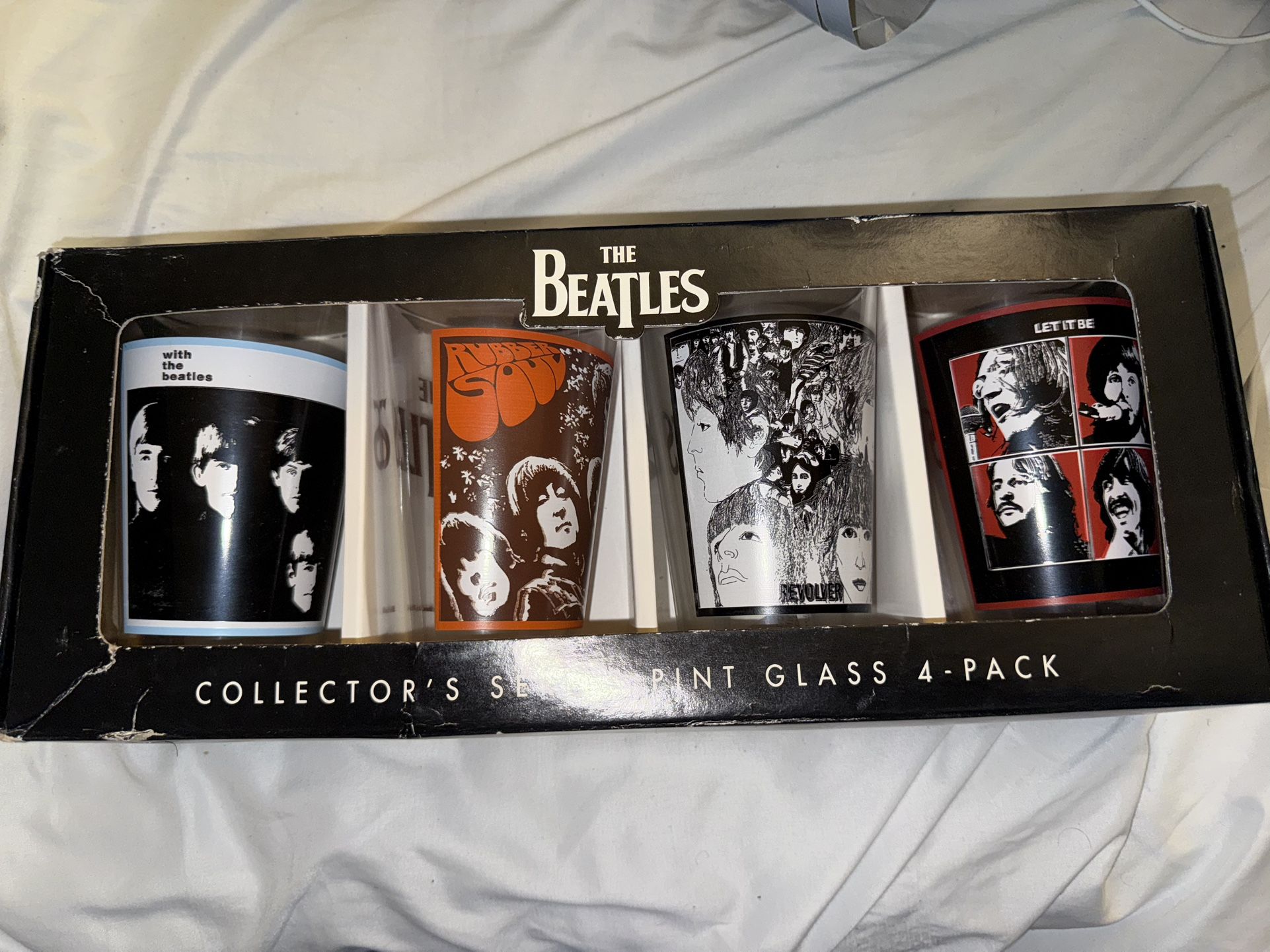 1991 Beatles Collectible Glass Cups