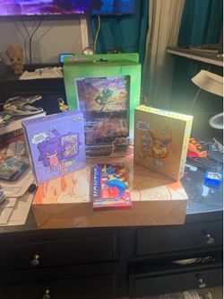 Pokemon card boxes lot, what you see is what you get
