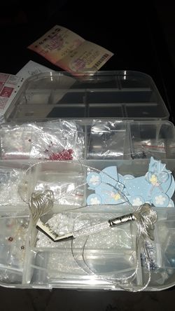 2 full art craft boxes, to make bracelets