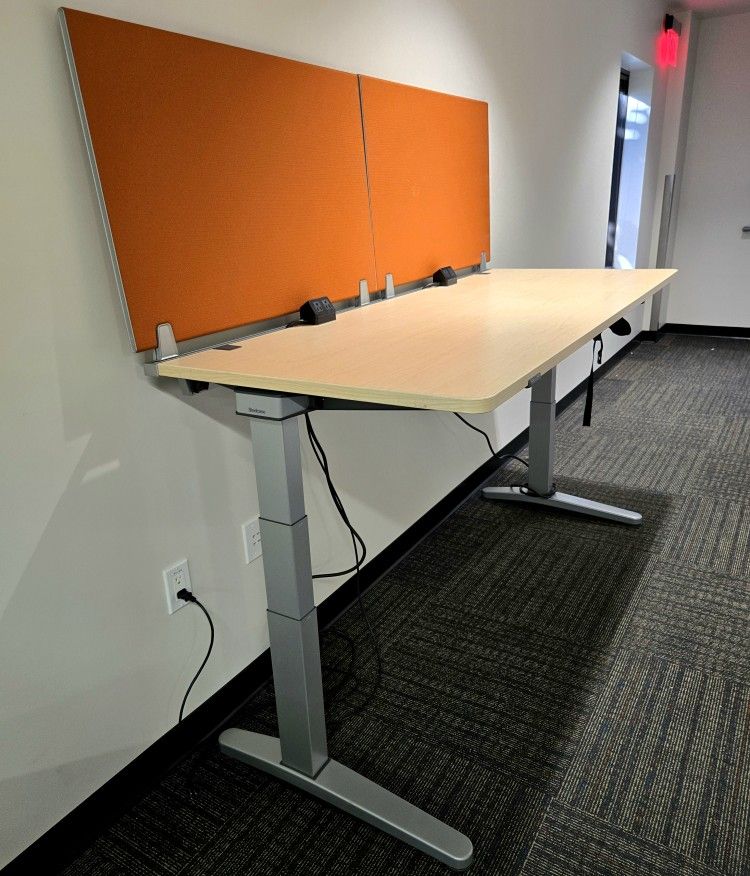🔥LIKE NEW!🔥29"x60 $499 29"x70 $699 STEELCASE OLOGY HEIGHT ADJUSTABLE DESK SOLID WITH STRONG LIFTING POWER STURDY
