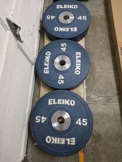 Eleiko Bumper Plates 45 lbs x10