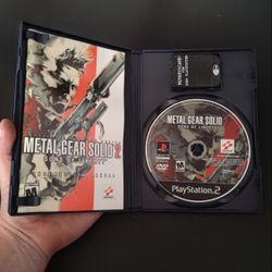 Metal Gear Solid 2: Sons of Liberty (PS2, PlayStation 2)
