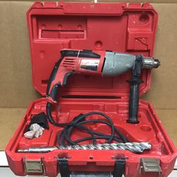Milwaukee 9 Amp 1/2” Hammer Drill W Case 5380-21