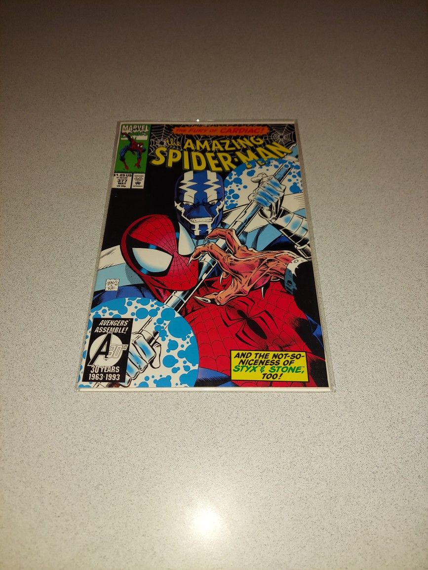 1993 THE AMAZING SPIDER-MAN COMIC BAGGED AND BOARDED